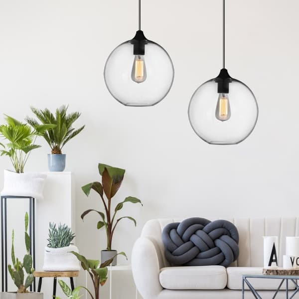 GLAS HÄNGANDE TAKLAMPA APP311-1CP LOFT