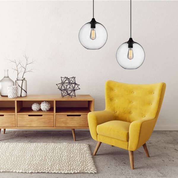 GLAS HÄNGANDE TAKLAMPA APP311-1CP LOFT