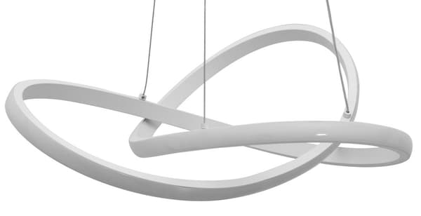 TAKRING HÄNGANDE LAMPA MODERN LED + FJÄRRKONTROLL APP392-CP VIT