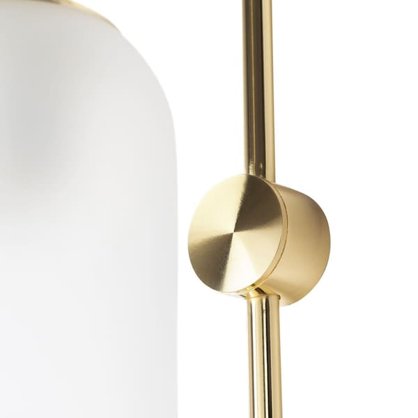 VÄGGLAMPA GLAS VÄGGLAMPA APP664-1W GULD