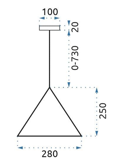 LOFT STIL HÄNGANDE TAKLAMPA LH2058