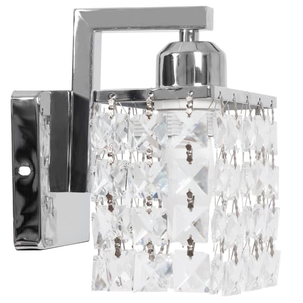 VÆGLAMPE METALKRYSTAL APP543-1W KROM