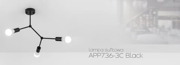 LOFTSLAMPE CLASSIC METAL LOFT APP736-3C SORT
