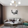 Miniatyrbild 5 av 8: TAKLAMPA APP1248-4CP GULD