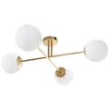 Miniatyrbild 1 av 8: TAKLAMPA APP1248-4CP GULD
