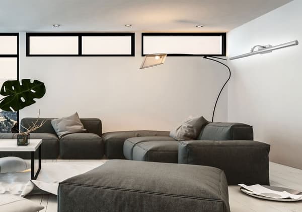 LED BADEVÆRELSE VÆGLAMPE OVER SPEJL 9W 70CM APP366-1W KROM