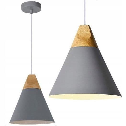 TAK HÄNGANDE LAMPA SCANDI EN GRÅ
