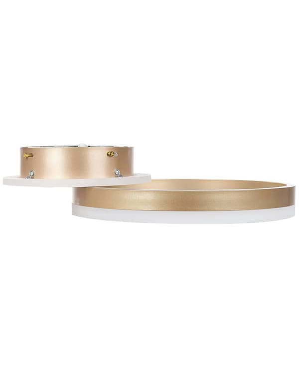 LED Lampe Guld Aluminium Enkelt Cirkel Ring Rund Base Glamourøs Minimalistisk Stue Soveværelse