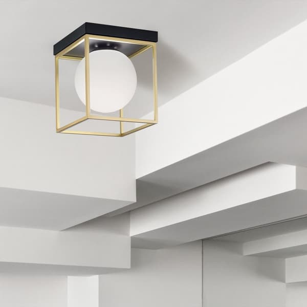 LOFTSLAMPE PLAFOND APP1166-1C GULD HVID