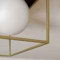 Miniatyrbillede 5 af 6: LOFTSLAMPE PLAFOND APP1166-1C GULD HVID