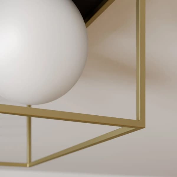 LOFTSLAMPE PLAFOND APP1166-1C GULD HVID