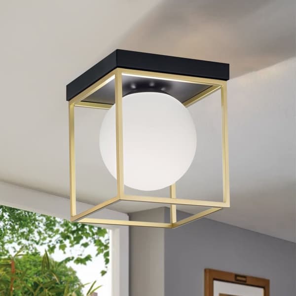 LOFTSLAMPE PLAFOND APP1166-1C GULD HVID