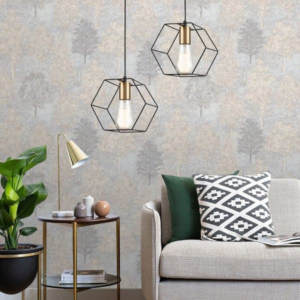 VEDHÆNG LAMPE APP1131-1CP SORT GULD
