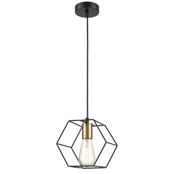 VEDHÆNG LAMPE APP1131-1CP SORT GULD