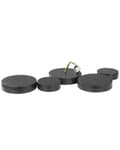 Miniatyrbilde 6 av 10: Taklampe Svart Jern Integrert LED 5 runde lys Dekorativ Moderne Glamour Belysning