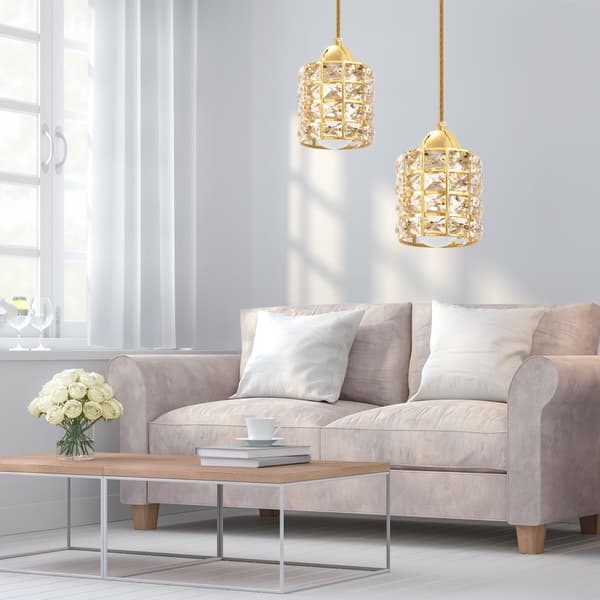 KRYSTAL LOFTSLAMPE APP724-1CP GULD
