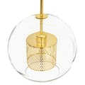 Miniatyrbild 7 av 9: LOFT GLAS HÄNGANDE LAMPA APP556-1CP 30CM GULD