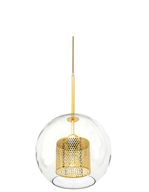 LOFT GLAS HÄNGANDE LAMPA APP556-1CP 30CM GULD