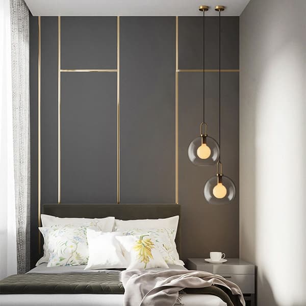 LOFT VEDHÆNG LAMPE GLASKUGLE 25CM APP630-1CP