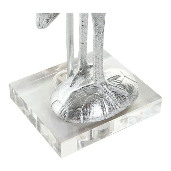Bordslampa DKD Home Decor Svart Silvrig Harts 60 W 220 V 33 x 33 x 74 cm