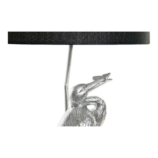 Bordslampa DKD Home Decor Svart Silvrig Harts 60 W 220 V 33 x 33 x 74 cm