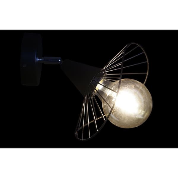 Vägglampa DKD Home Decor Svart Metall 50 W 220 V Urban 21 x 22 x 22 cm