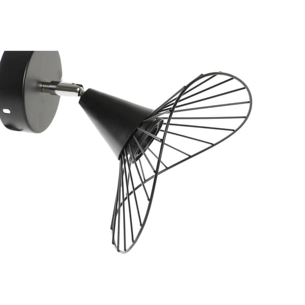 Vägglampa DKD Home Decor Svart Metall 50 W 220 V Urban 21 x 22 x 22 cm