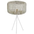 Miniatyrbild 1 av 3: Bordslampa DKD Home Decor Metall Vit 220 V 50 W 33 x 33 x 50 cm