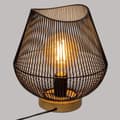Miniatyrbild 3 av 3: Bordslampa Atmosphera Jena Svart Metall 40 W (Ø 28 x 26 cm)
