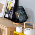 Miniatyrbild 2 av 3: Bordslampa Atmosphera Jena Svart Metall 40 W (Ø 28 x 26 cm)