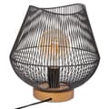 Miniatyrbild 1 av 3: Bordslampa Atmosphera Jena Svart Metall 40 W (Ø 28 x 26 cm)