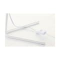 Miniatyrbild 4 av 5: Bordslampa DKD Home Decor Gyllene Metall linne Vit 50 W Modern (25 x 31 x 57 cm) (2 antal)