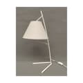 Miniatyrbild 5 av 5: Bordslampa DKD Home Decor Gyllene Metall linne Vit 50 W Modern (25 x 31 x 57 cm) (2 antal)