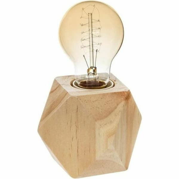 Bordslampa Atmosphera Sexkantig 7,5 x 8 cm Trä