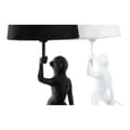 Pikkukuva 3 / 4: Pöytälamppu DKD Home Decor Valkoinen Musta Polyesteri Metalli Hartsi 25W 220 V Apina (2 pcs) (20 x 20 x 45 cm)