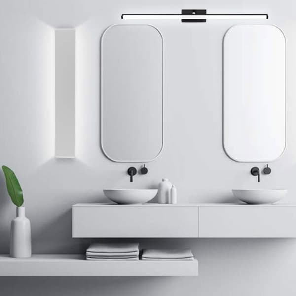 LED BADRUMSLAMPA ÖVER SPEGEL 20W 100CM APP375-1W SVART