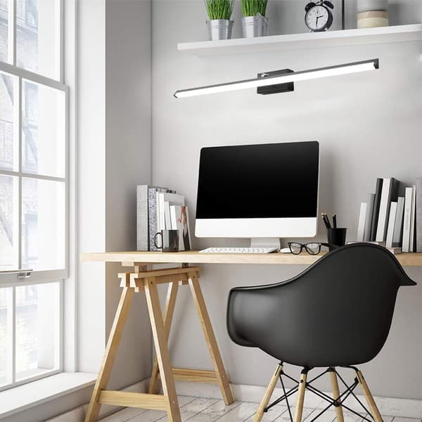 LED BADRUMSLAMPA ÖVER SPEGEL 20W 100CM APP375-1W SVART