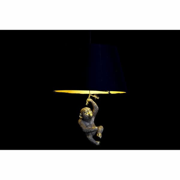Loftslampe DKD Home Decor 35,5 x 35,5 x 51 cm Gylden Harpiks Kolonistil 220 V 50 W Abe (2 enheder)