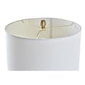 Miniatyrbillede 4 af 4: Bordlampe DKD Home Decor Gylden Metal Hvid 41 x 41 x 80 cm 220 V 50 W