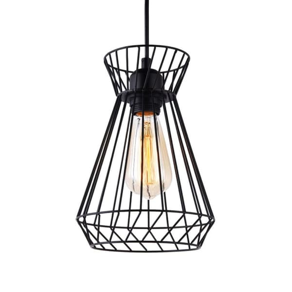 Loftslampe EDM 32119 Sort 60 W