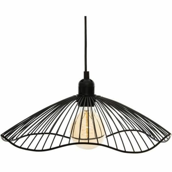 Loftslampe Atmosphera Cháteau 40W Sort Metal (Ø 34 x 15,5 cm) Sort