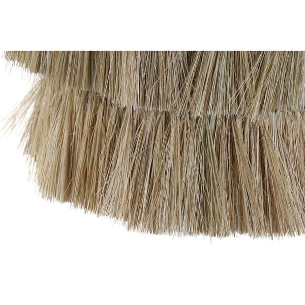 Lampeskærm DKD Home Decor Jute Metal Natur Frynse 40 x 40 x 40 cm