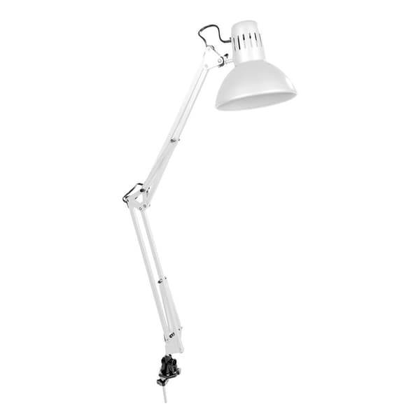 Skrivebordslampe EDM 30080 Melbourne Hvid Metal 60 W 24 x 98 cm E27 Flexo/skrivebordslampe