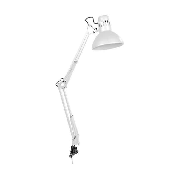 Skrivebordslampe EDM 30080 Melbourne Hvid Metal 60 W 24 x 98 cm E27 Flexo/skrivebordslampe