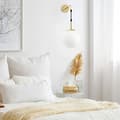 Miniatyrbild 4 av 5: VÄGGLAMPA VÄGGLAMPA GLAS SFÄR APP653-1W GULD