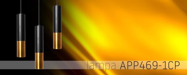 LOFT METAL VEDHÆNG LAMPE APP469-1CP SORT