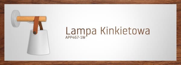 RANDIG METALL VÄGGLAMPA APP467-1W VIT