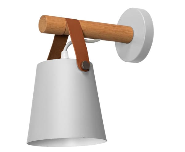 RANDIG METALL VÄGGLAMPA APP467-1W VIT