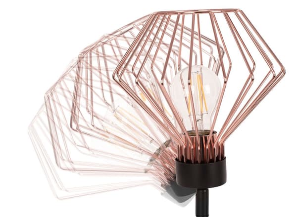 LOFT METALL VÄGGLAMPA APP534-1W ROSÉGULD