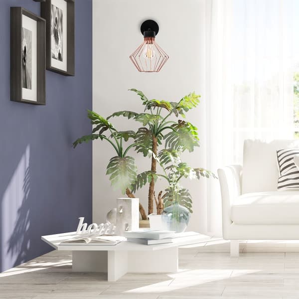 LOFT METALL VÄGGLAMPA APP534-1W ROSÉGULD